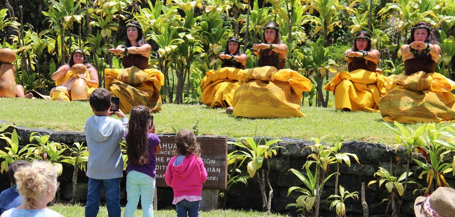 Cultural Hula Dance event inside Hawaii Volcanoes National Park